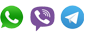 Оформить заказ через viber, whatsap или telegram